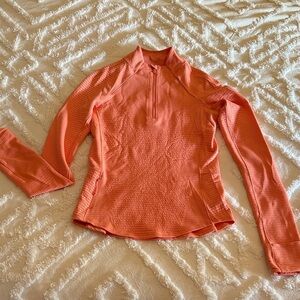 Lululemon Ventscape Long-Sleeve Half Zip in Sunny Cora Size 2